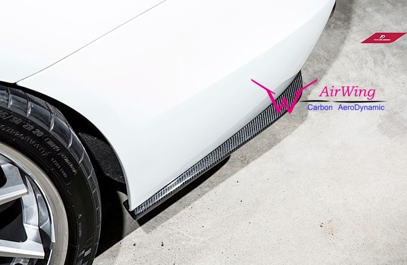 F10 M5 – FD-II carbon Rear bumper splitter 02